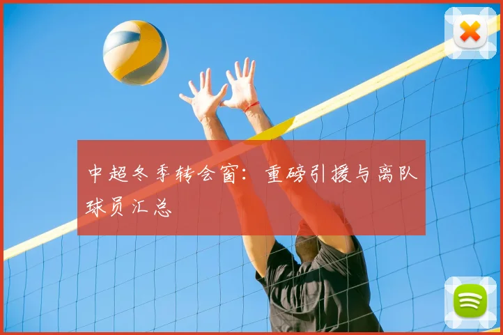 中超冬季转会窗:重磅引援与离队球员汇总